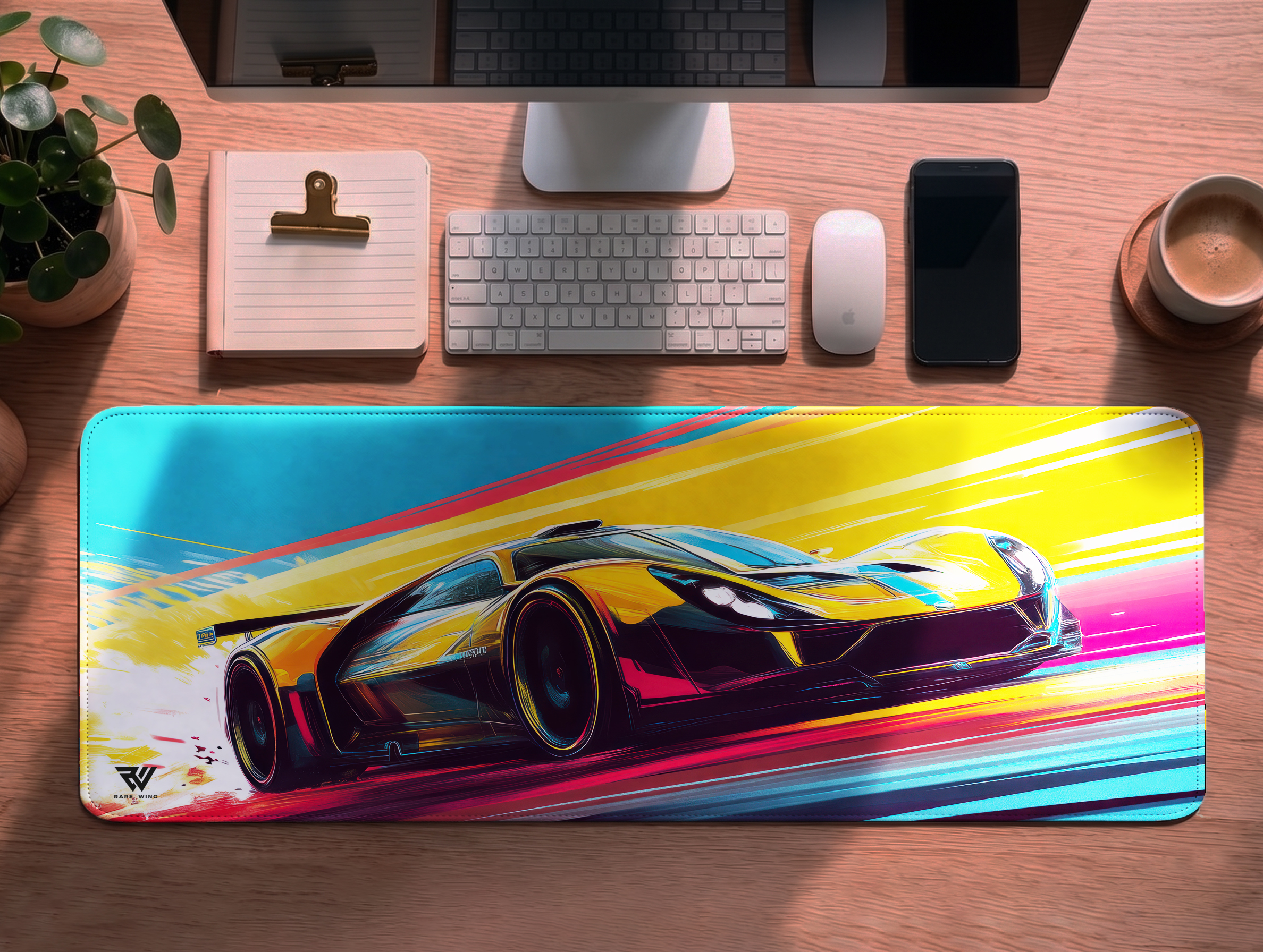 Nitro Drift Desk Mat - custom printed gaming mouse pad and desk mat