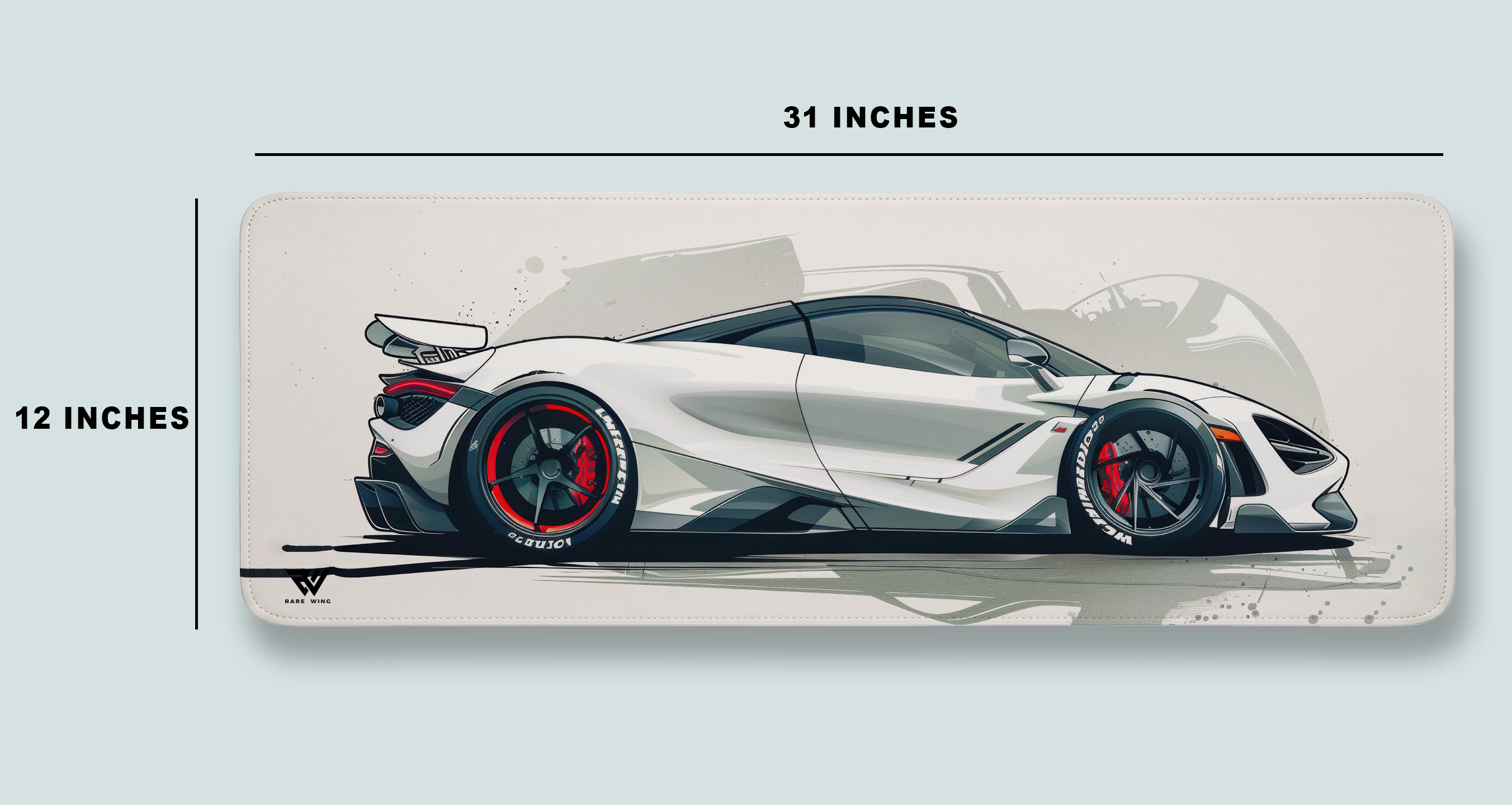 Velocity Hypercar Speed Desk Mat photo 4