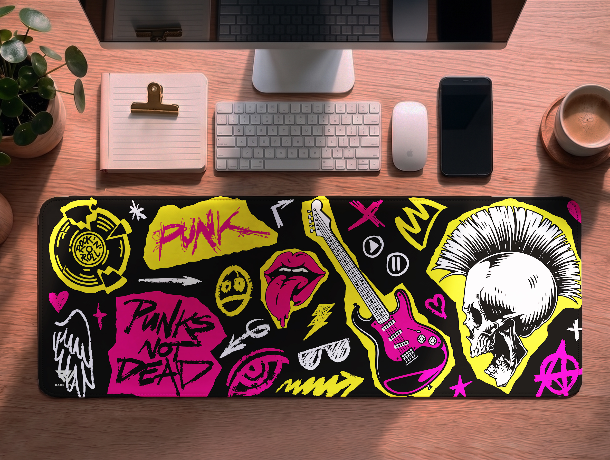 Heavy Metal Desk Mat - custom printed gaming mouse pad and desk mat