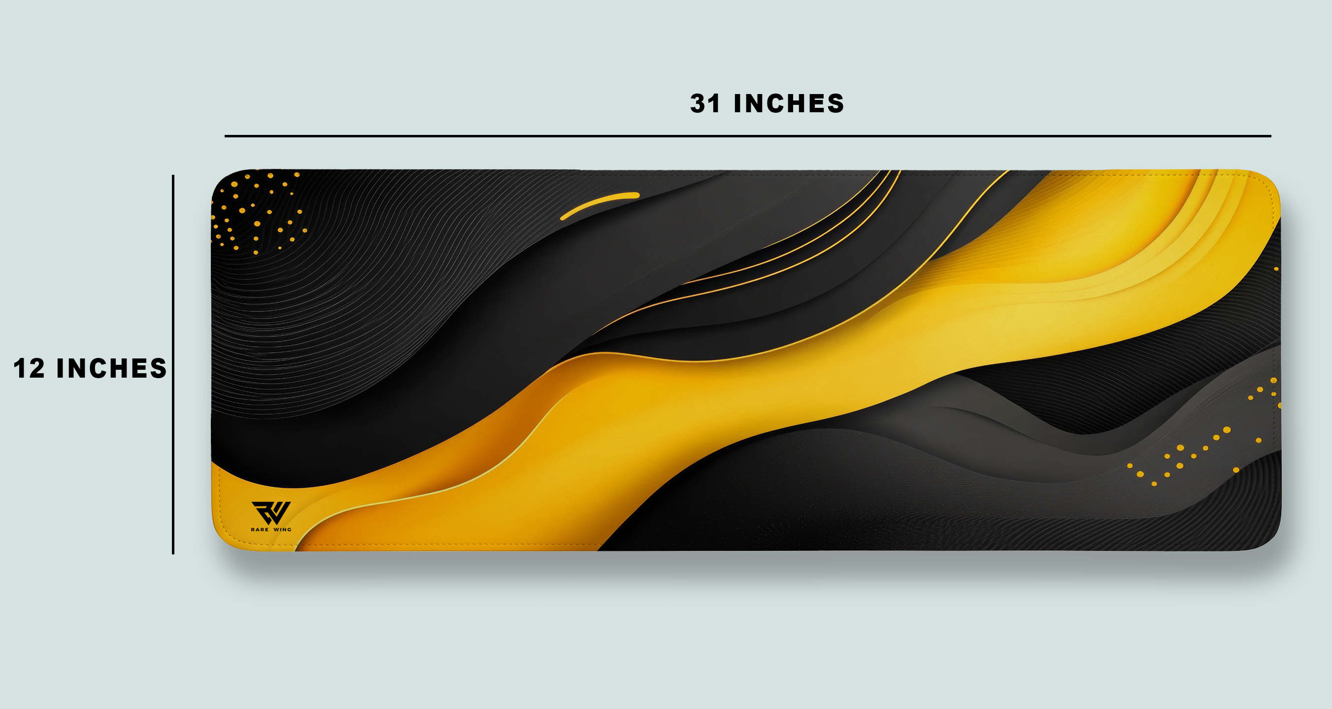 Golden Drift Desk Mat photo 4